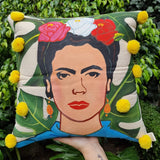 Cojin Artesanal de Manta "FridaK"